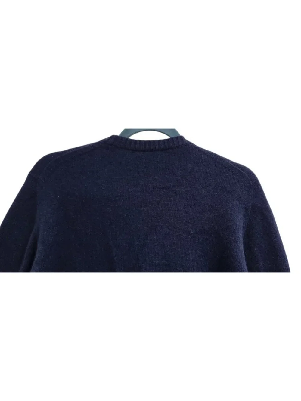 Paul Stuart 100% Cashmere Sweater Mens Small Navy Blue Crew Neck Luxury Soft